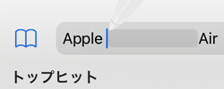 Apple Pencilでテキストを挿入する