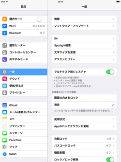 iPad/iPad miniの名前を変更する