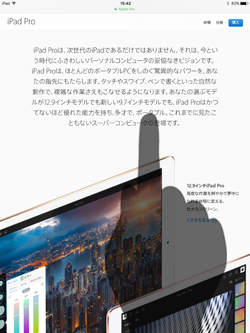 iPadの辞書で調べたい語句をロングタップする