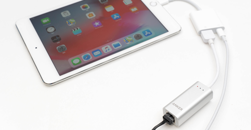 iPadを有線LANでインターネット接続する方法 iPad Wave