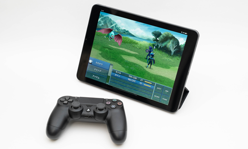 iPadのゲームアプリでPS4コントローラーを使用する