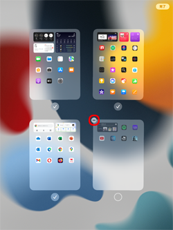 iPadでホーム画面を削除する