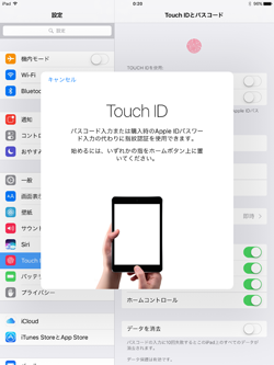 iPad/iPad miniでホームボタンをダブルクリックする