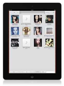 iPad/iPad miniでアルバムアートワーク(ジャケット画像)を表示する