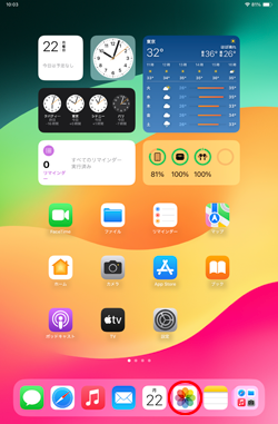 iPadの写真アプリで保存したWeb画像を表示する