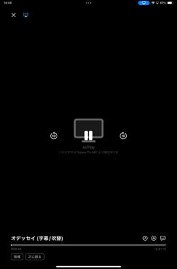 テレビが接続されています