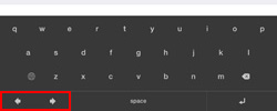 ATOKのQWERTYキーボードでカーソルキーを表示する