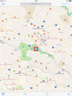 Ipad Ipad Miniのマップ 地図 で現在地を表示する方法 Ipad Wave