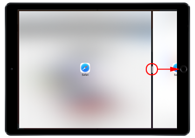 Safariの「Split View」機能でタブを削除して1画面に戻す