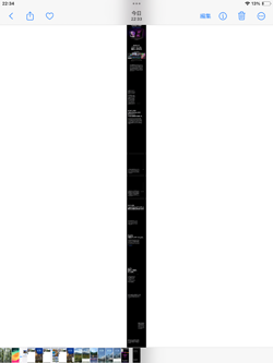 iPadで長いスクリーンショットを撮る