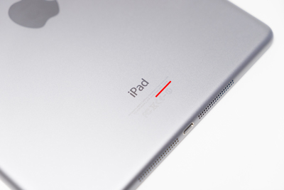 iPad Air/iPad miniの本体背面でシリアル番号を確認する