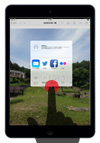 iPadでロングタップする