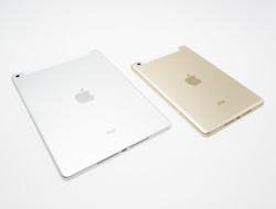 iPad Air 2とiPad mini 3にゴールドカラーが追加
