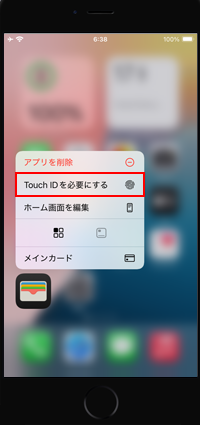 iPhoneでアプリの起動にTouch IDを必要にする