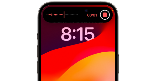 iPhoneの「背面タップ」でボイスメモの録音を開始する
