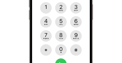 iPhoneでの電話をかける・切る・受ける方法
