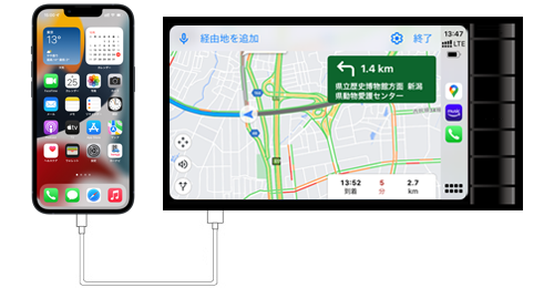 CarPlayで「Google マップ」を利用する