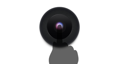 HomePodのタッチコントロールでSiriを起動する