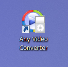 Any Video Converterを起動する。