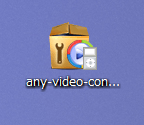 Any Video Converterのインストーラを起動する