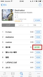 iPhoneのiTunes StoreでApple IDパスワードを入力する