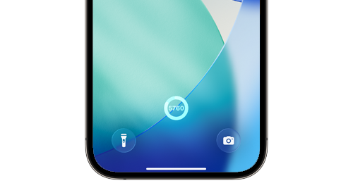 iPhoneのロック画面に1日の歩数(歩数計)を表示する