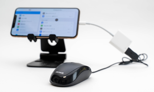 Iphoneでusbマウスを接続 使用する方法 Iphone Wave