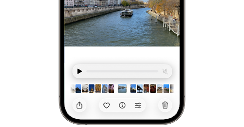 iPhoneで動画の音声を消す方法