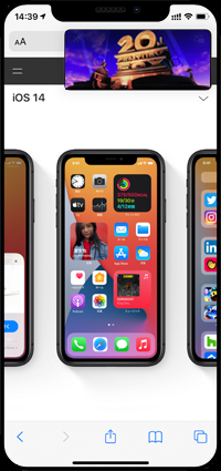 iPhoneのホーム画面でアプリを一覧表示する