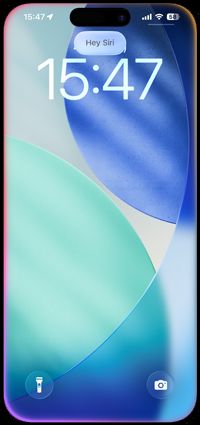 iPhoneをロック中に「Hey Siri」を起動する