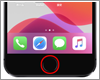 iPhoneでホーム画面に戻る