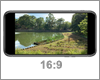 iPhoneのカメラで「16:9」の写真を撮影する