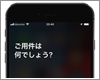 iPhoneで「Siri」を起動する