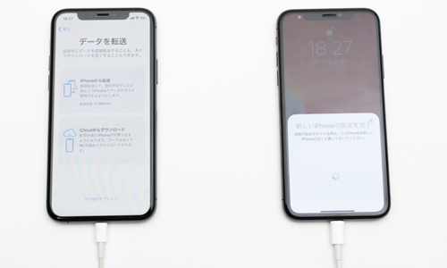 iPhoneで直接データを転送する