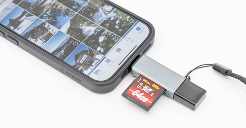 USB-C(USB Type-C)搭載iPhoneでSDカードから写真・動画を取り込む・読み込む・コピーする