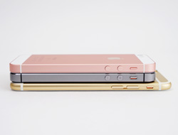 iPhone SE/5s/6sのデザイン比較