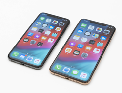 iPhone X/XS Maxの前面デザイン