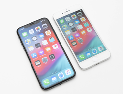 「iPhone XS」と「iPhone 8」の比較
